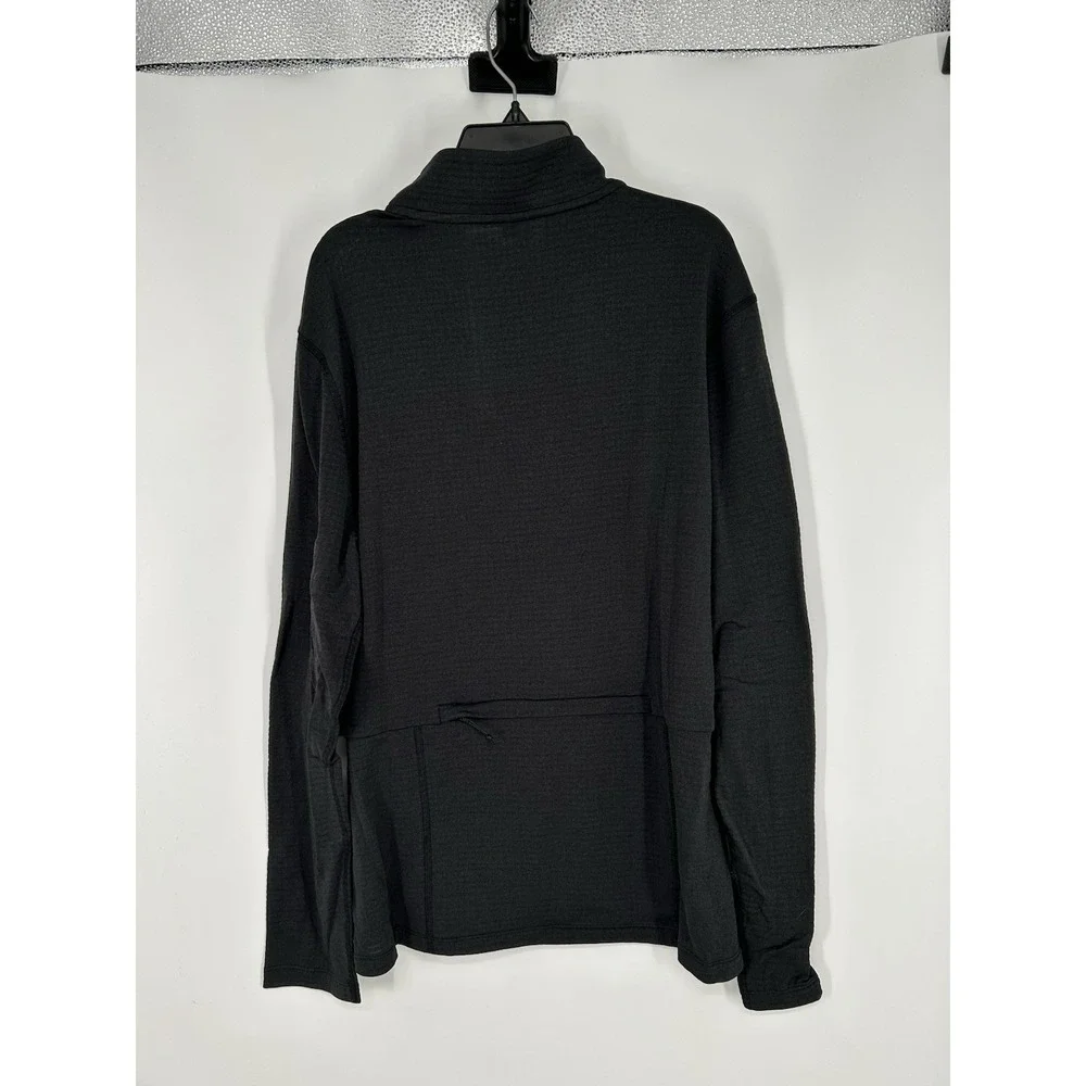 Ten Thousand The Over Zip Black Quarter 1/4 Pullover Polartec Thermal Lined Med - Picture 2 of 8